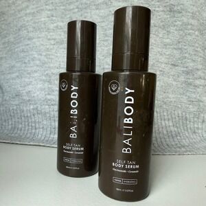 2 Bali Body Self Tan Body Serum Niacinamide Ceramide Tinted Hydrating 5.07oz Set